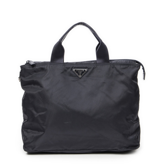 Prada Convertible Square Zip Tote